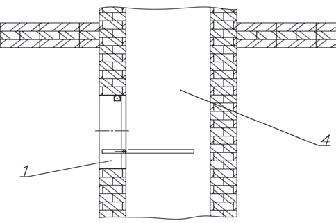 Монтаж клапана в вертикальных конструкциях